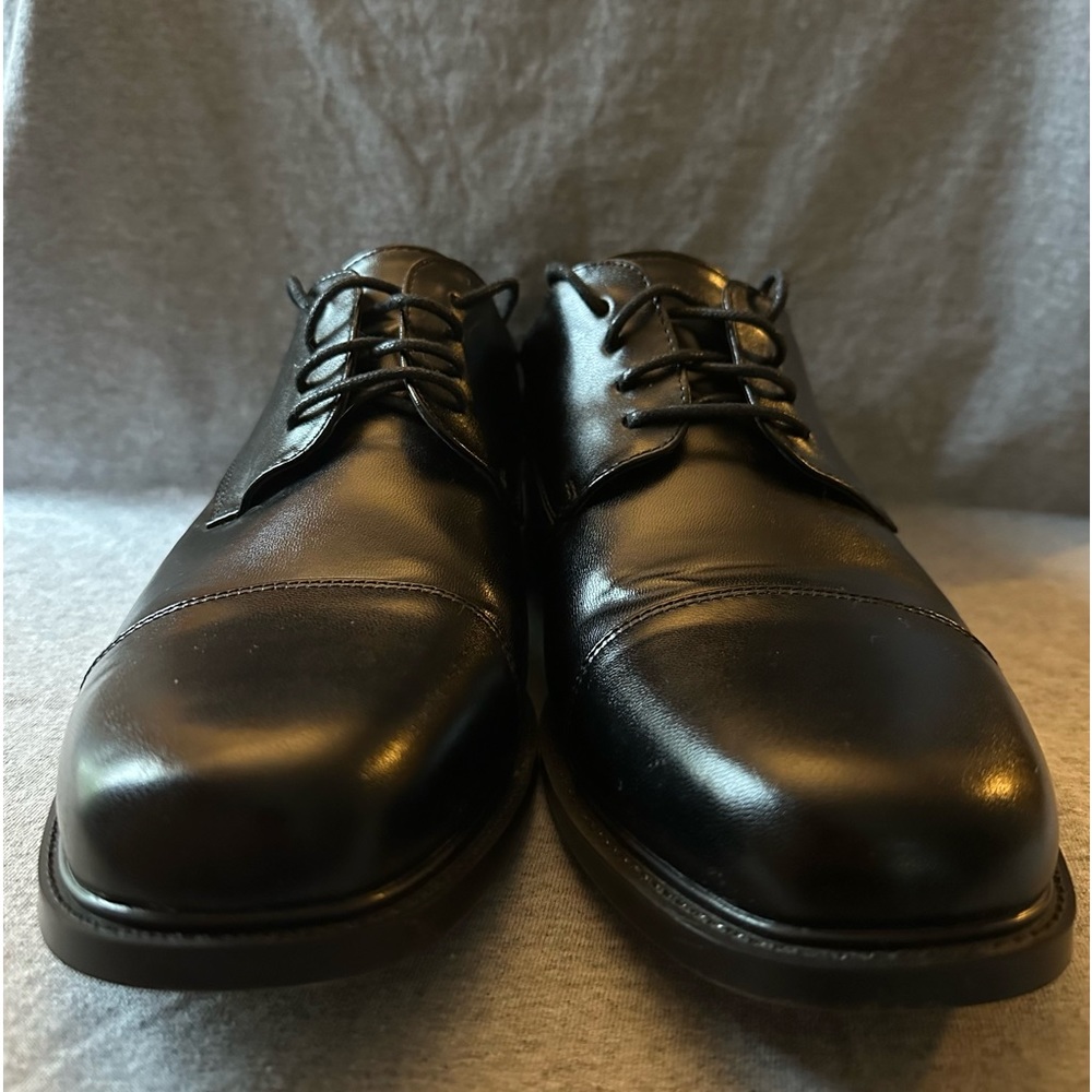 ❌SOLD❌ Croft and Barrow Men’s Ortholite Wide Width Black Lace-Up Dress Shoes